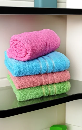 Coluoured Towel 27*54 500 Gms 